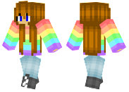Rainbow Shirt Girl