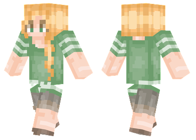 Alex Herobrine - Shaded Minecraft Skin