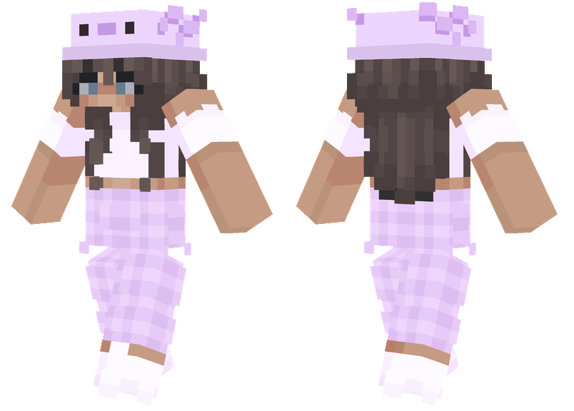 Axolotl Girl Minecraft Skins