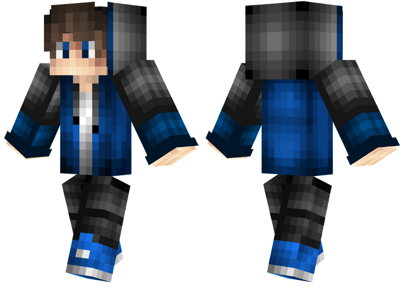 Black and Blue | Minecraft Skins
