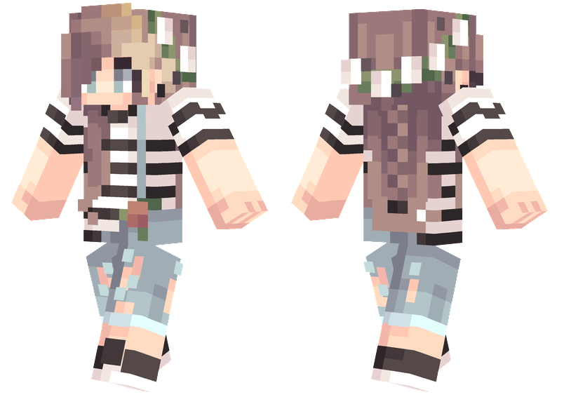 Black and White Minecraft Skins
