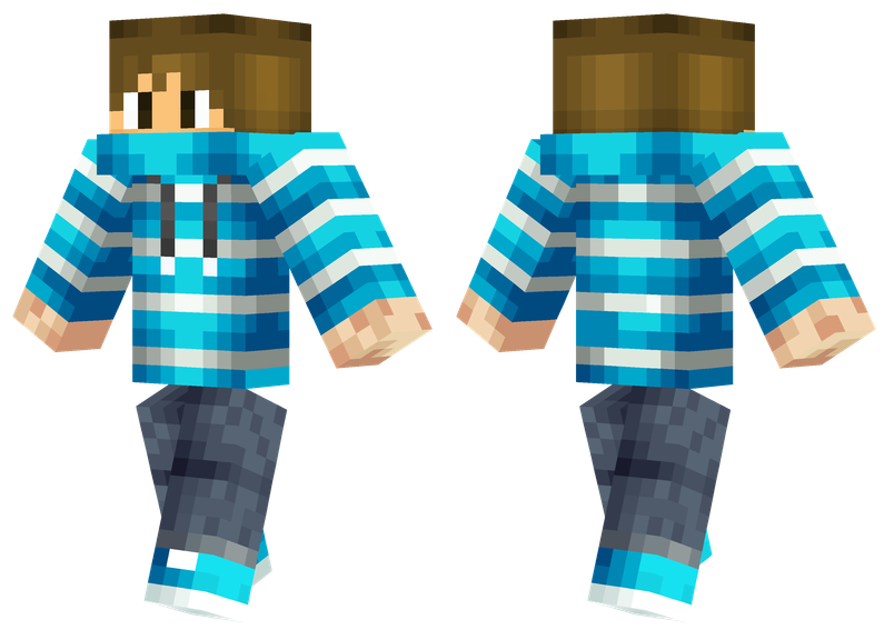 Blue and White | Minecraft Skins
