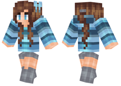 Blue Girl | Minecraft Skins