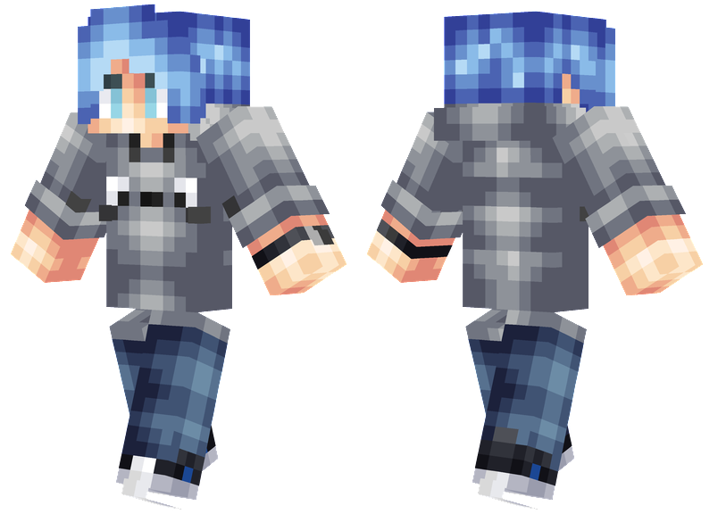 Blue Hair | Minecraft Skins