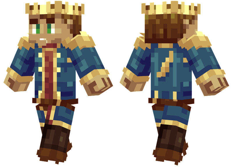 Blue King Minecraft Skins
