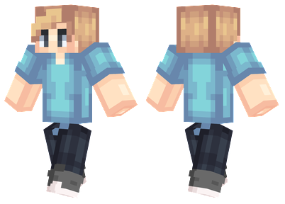 Blue Shirt Minecraft Skins