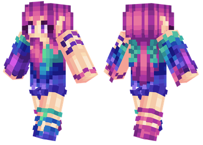 Colorful Minecraft Skins