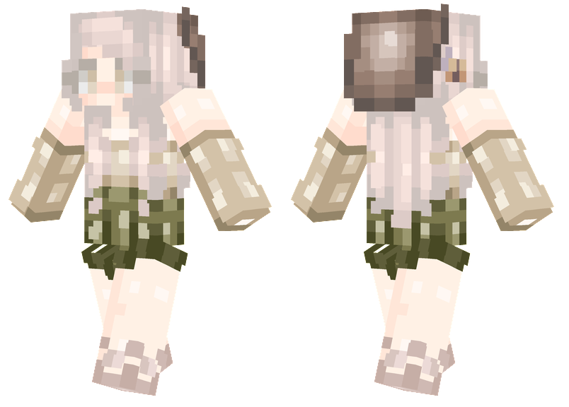 Cottagecore Girl Minecraft Skins