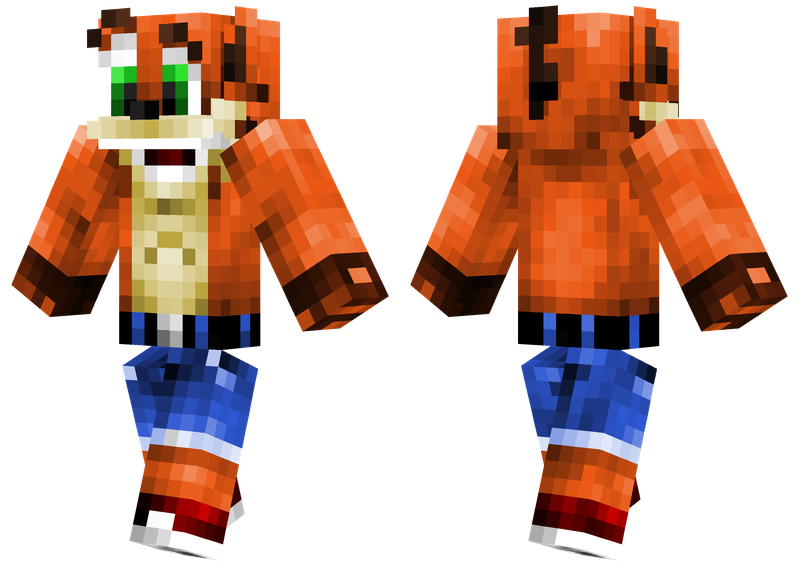 Crash Bandicoot Minecraft Skins Crash Bandicoot Minecraft Skins