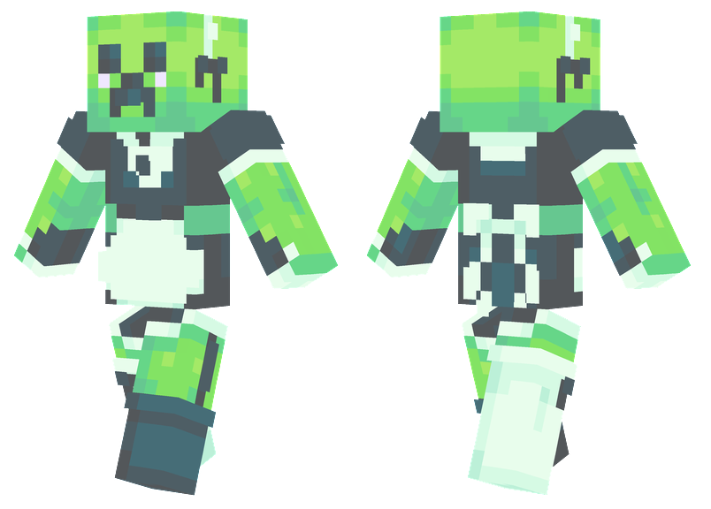 Creeper Maid Minecraft Skins
