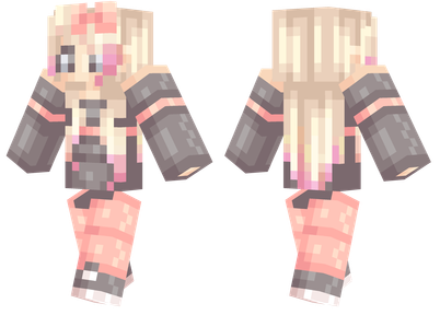 Cute Herobrine Girl skin