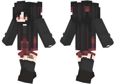 id de skin emo feminino