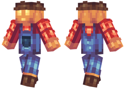Farmer Pumpkin Minecraft Skins.