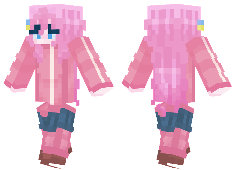 Flowing Pink Minecraft Skins