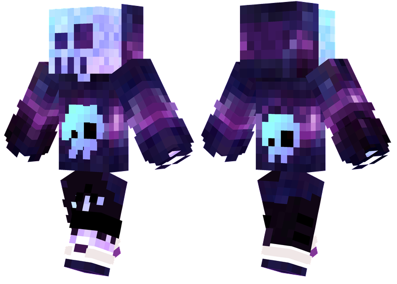 Galactic Skeleton Minecraft Skins