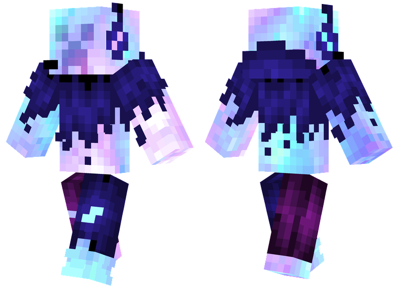 Galaxy Creeper Minecraft Skins