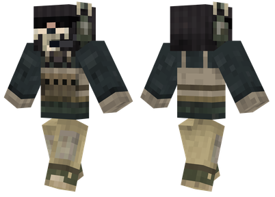 ghost mw2  Minecraft Skins