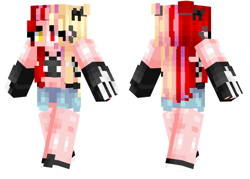 Goth Girl Summer Minecraft Skins