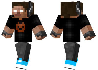 Herobrine gamer Minecraft Skin - Download Herobrine gamer Skin