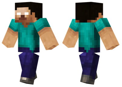 Download Herobrine Hd Skin - Minecraft Herobrine Skin Hd PNG Image