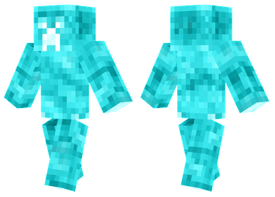 Ice Creeper Minecraft Skins