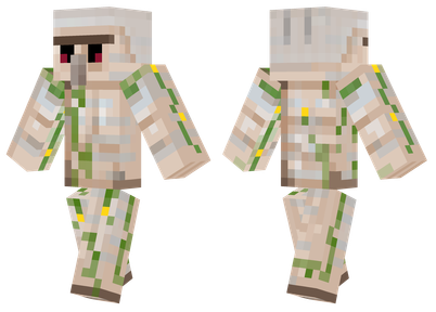 The Giga chad Golem Minecraft Mob Skin