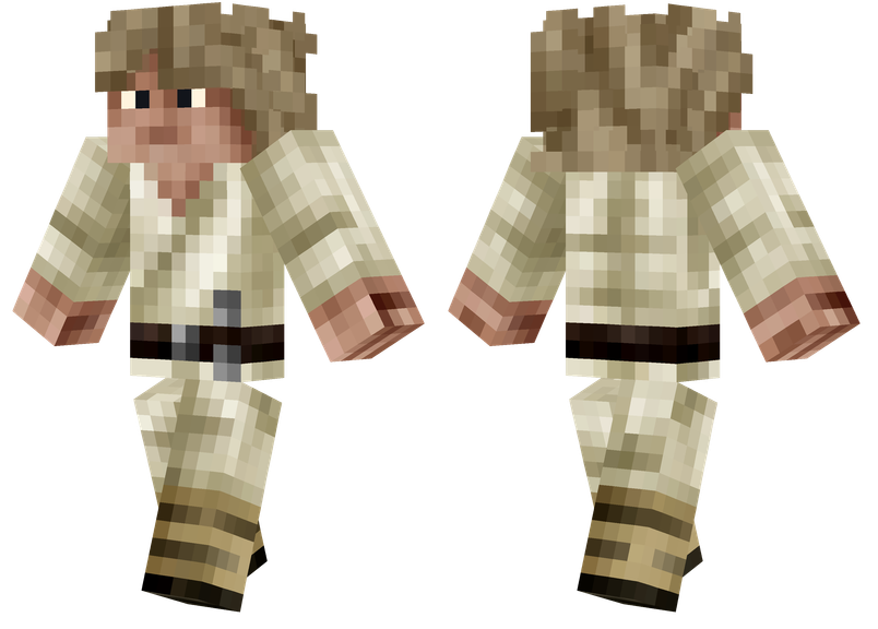 Luke Skywalker Minecraft Skin: Ultimate Character Skins for Star Wars Fans