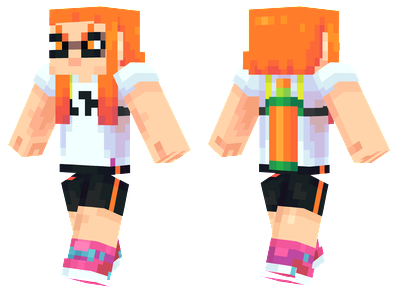 Orange Inkling Girl