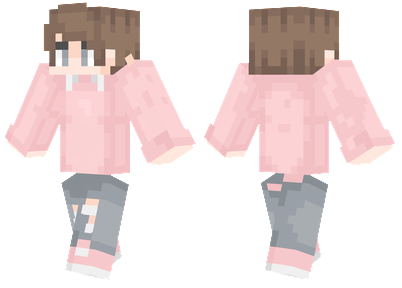 Minecraft Aesthetic Pink Skin