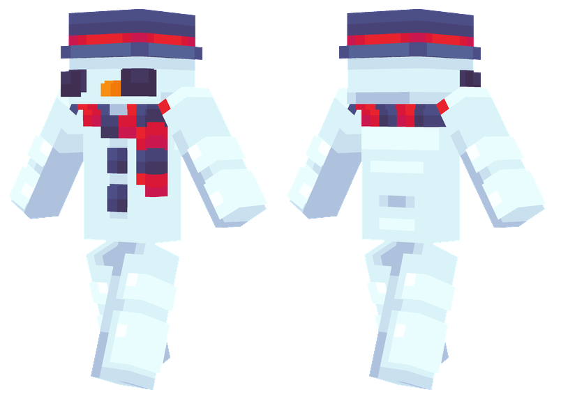 Pixel Snowman | Minecraft Skins