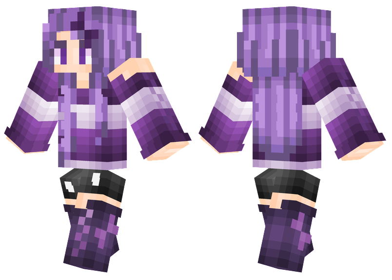 Purple Girl Minecraft Skins