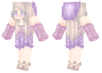 Purple Pastel Minecraft Skins