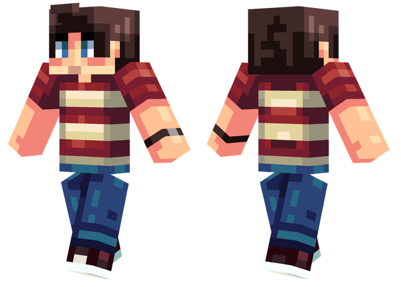 Red and White Minecraft Skins