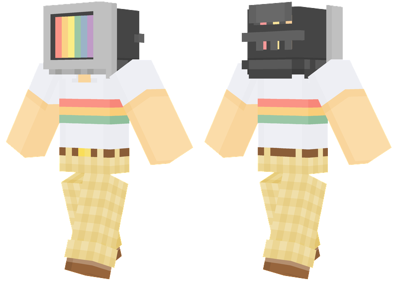 Retro TV Guy | Minecraft Skins
