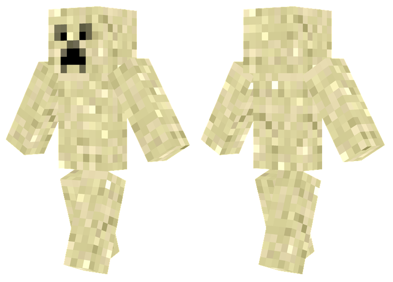 Sand Creeper Minecraft Skins