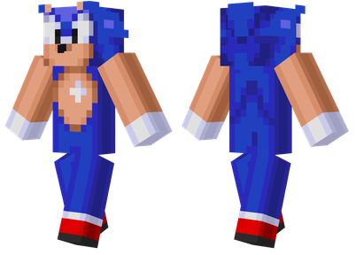 Sonic The Hedgehog (1991) - Sonic Minecraft Skin