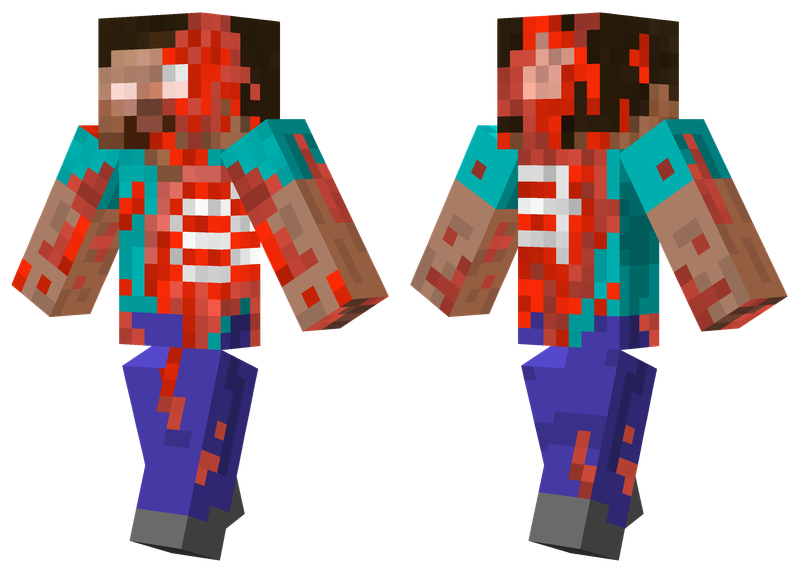 Steve Zombie Minecraft Skins