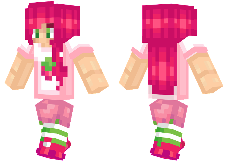 Strawberry Shortcake Minecraft Skins