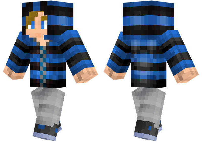 Striped Hoodie | Minecraft Skins