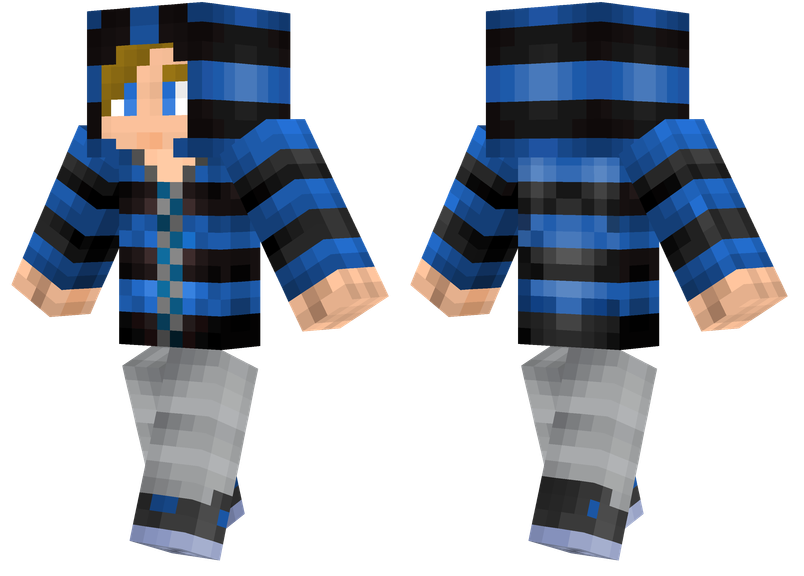 Striped Hoodie | Minecraft Skins