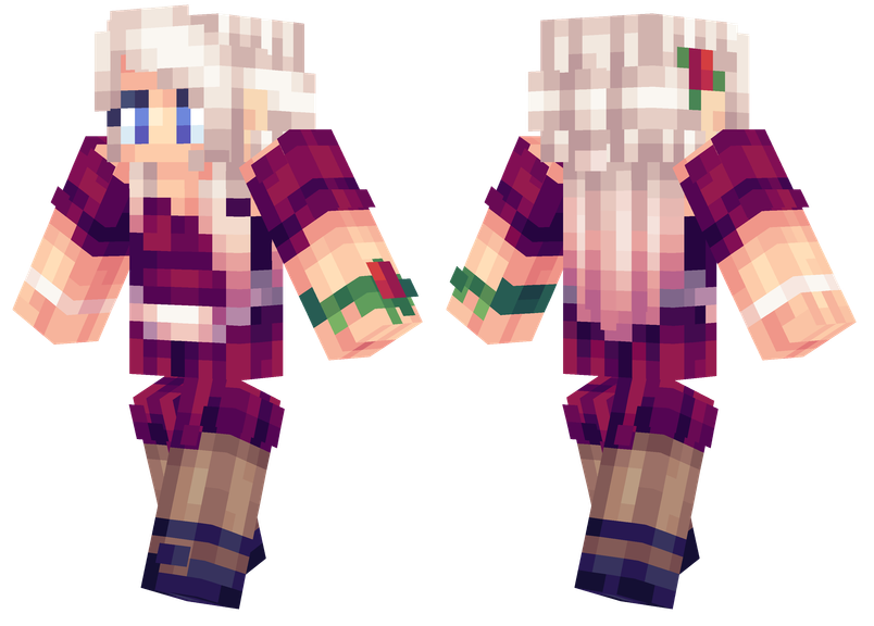 Vintage Roses Minecraft Skins