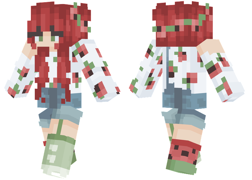 Watermelon Mania Minecraft Skins