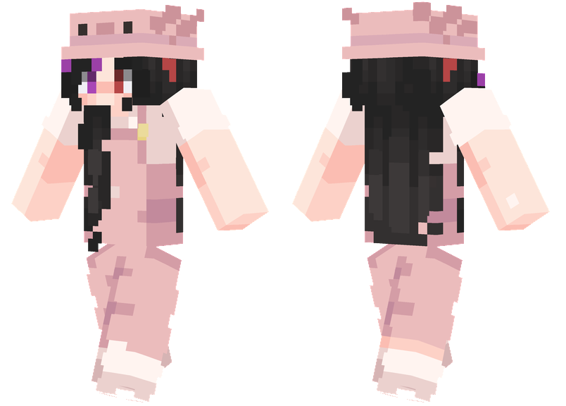 Yuna Axolotl Minecraft Skins