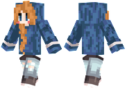 Blue Hoodie Girl