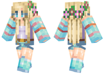 Cute Flower Girl | Minecraft Skins